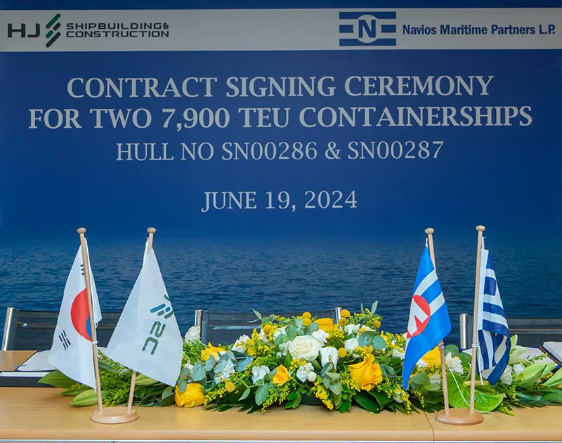 Contract signing ceremony
